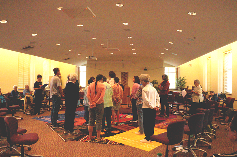 Participants in the Turtle Island experience