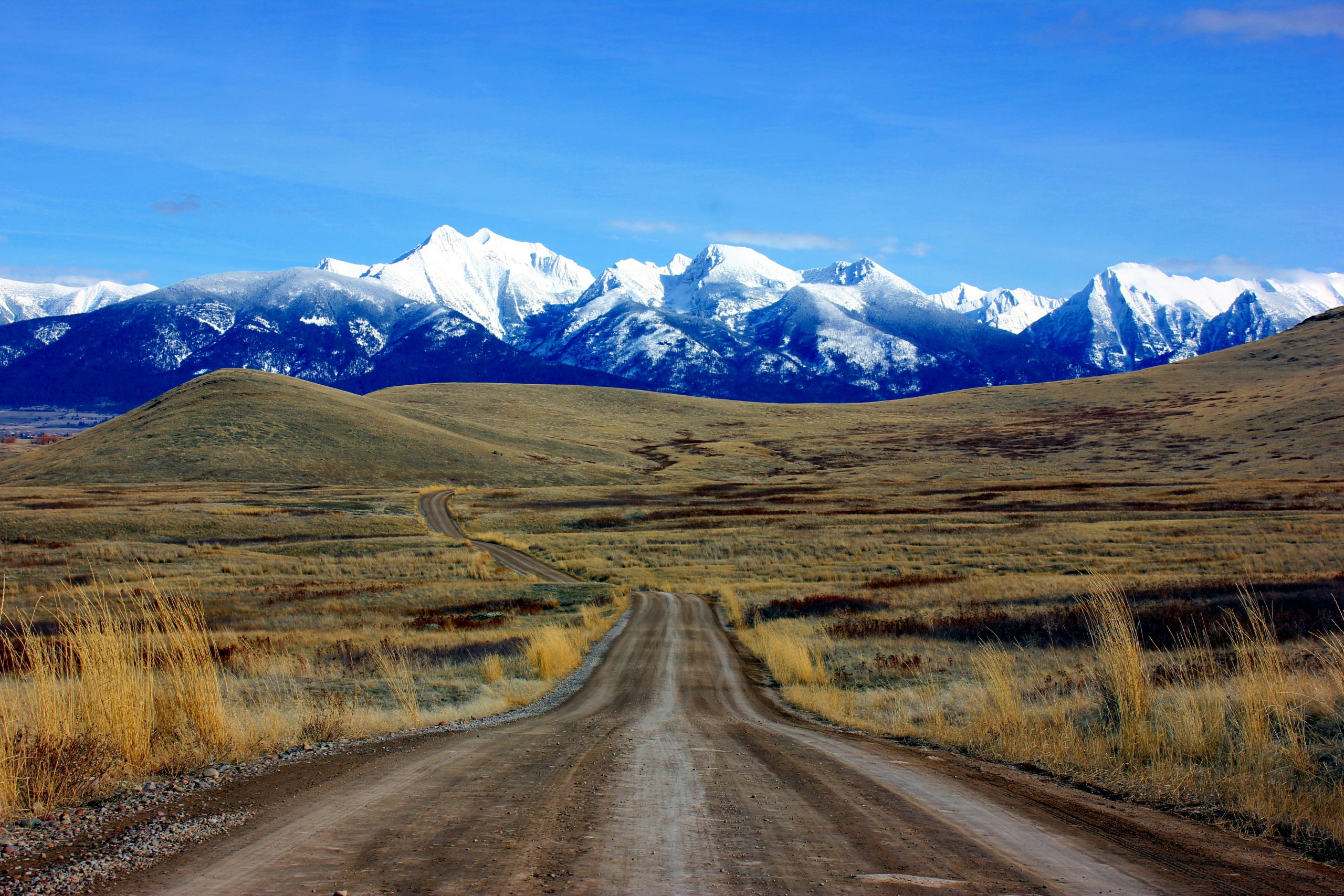 Mission Mountain Range in Montana