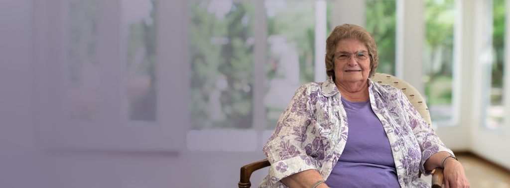 image of a woman sitting in a chair